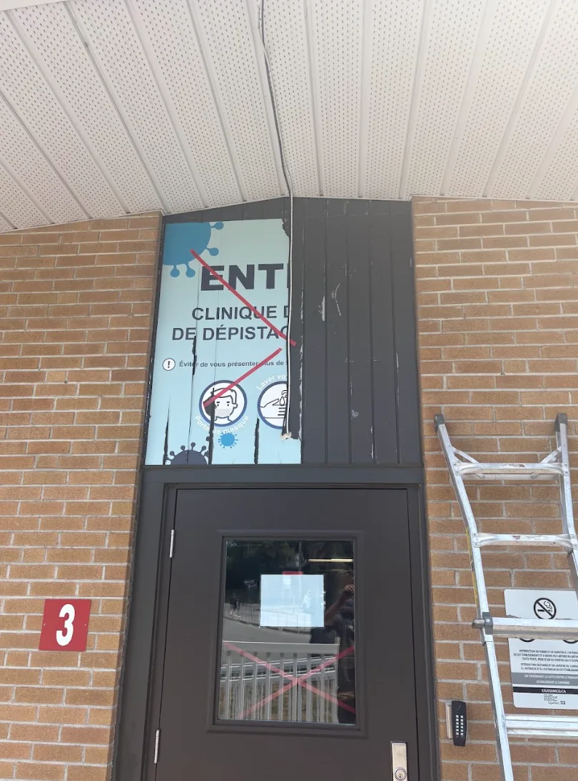 Retrait en cours de l’affichage temporaire