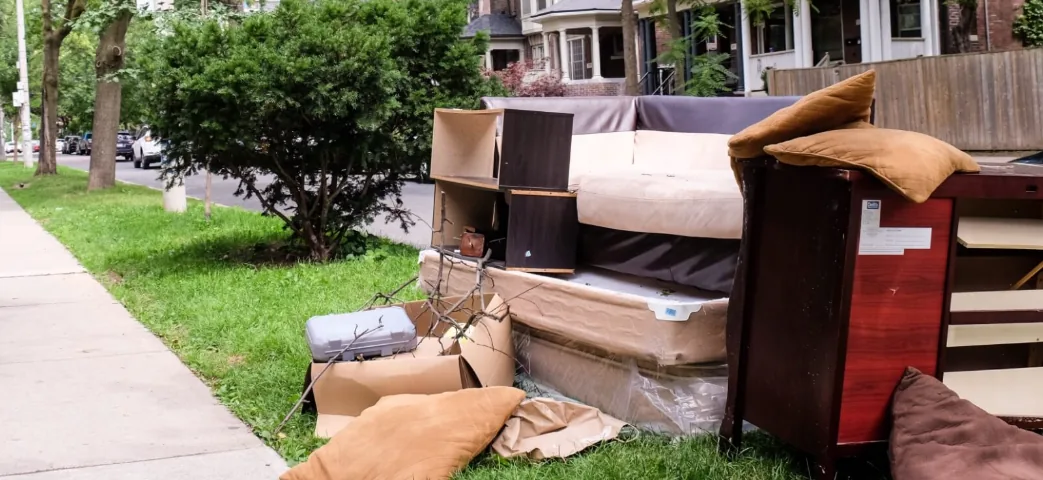 Mobilier accessible en vue du ramassage